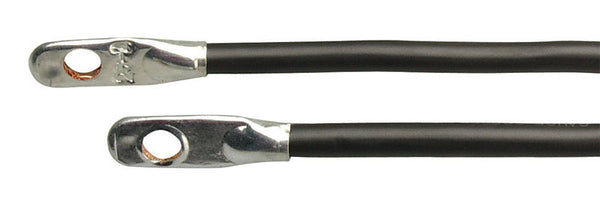 Cable de batería Road Power de calibre 6 de 19 pulg., terminal a terminal