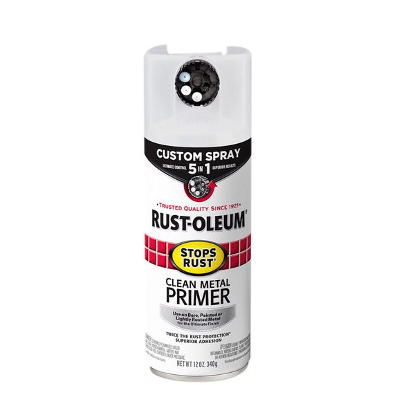 Imprimador en aerosol Rust-Oleum Stops Rust Flat White de 12 oz (paquete de 6)