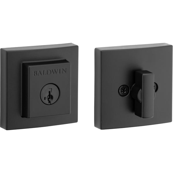 380 SDB 514 SMT RCAL RCS CP KD 1-Cyl Deadbolt - Matte Black