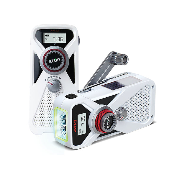 Radio/linterna de manivela LED blanca de la Cruz Roja Americana Eton - Oferta de la semana