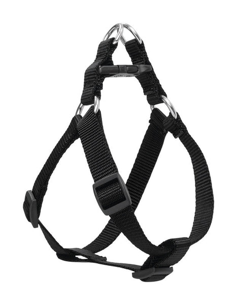 Arnés de nailon para perros LupinePet Basic Solids, color negro