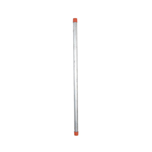 Tubo precortado de acero galvanizado de 1/2 pulg. de diámetro x 24 pulg. de largo de B&K Mueller