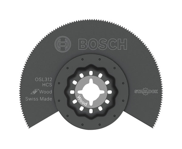 Hoja segmentada de acero con alto contenido de carbono Bosch Starlock de 3-1/2 pulg. x 4 pulg., paquete de 1