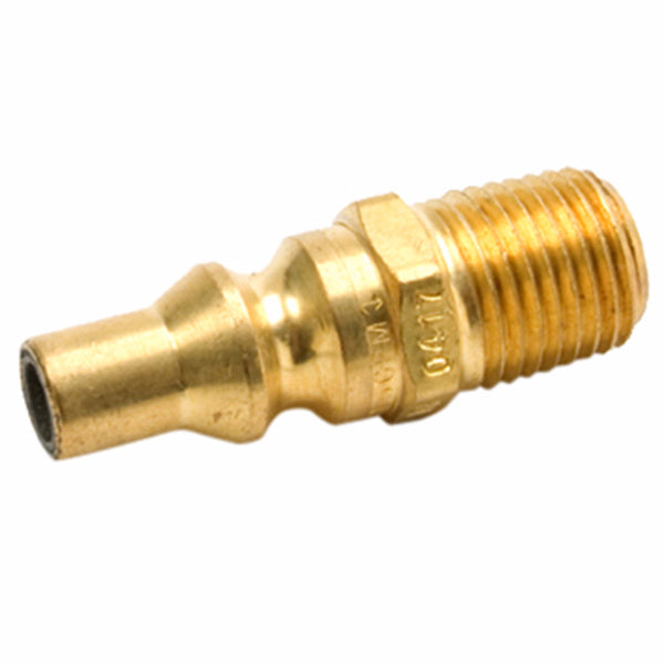 Rosca macho para tubería de latón de 1/4 pulg. de diámetro x tapón macho Tapón macho para exceso de flujo de Mr. Heater