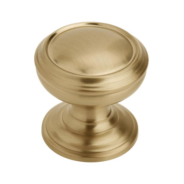 Amerock Revitalize Traditional Round Cabinet Knob 1-1/4 in. D 1-1/4 in. Champagne Bronze 1 pk
