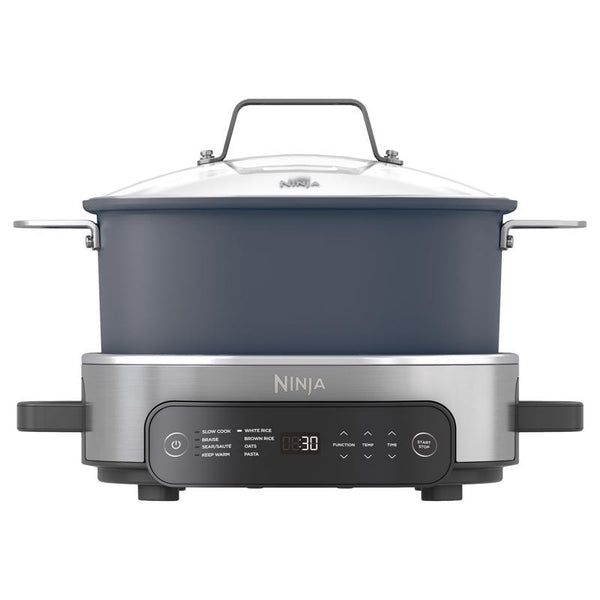 Olla multifunción Ninja de acero inoxidable gris de 6,5 qt