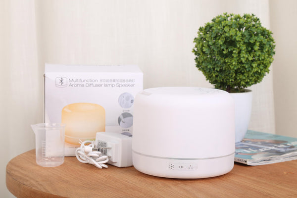 Lámpara difusora de aroma con altavoz y Bluetooth Home Plus