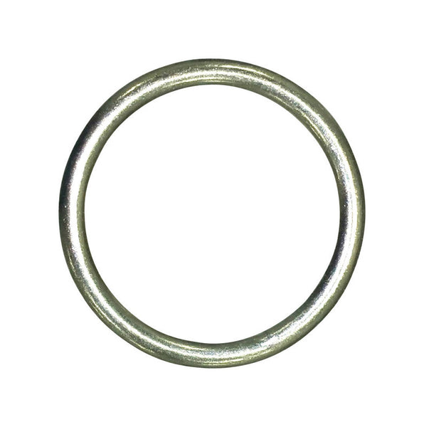 Baron Jumbo Nickel Plated Silver Steel 1 in. L Ring 1 pk