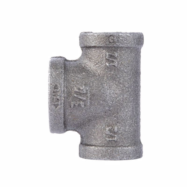 Bk Products 1/2 In. Fpt X 1/2 In. Dia. Fpt Black Malleable Iron Reducing Tee