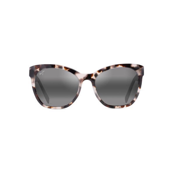 Maui Jim Alulu Women's White Tokyo Tortoise Frame Neutral Grey Lens Polarized Sunglasses