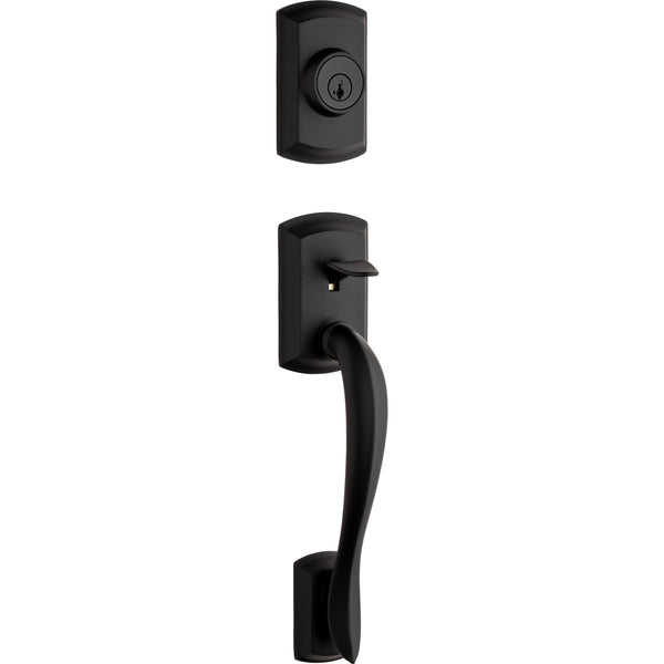 Juego de manijas Avalon 800AVH LIP 514 SMT 6AL STRKP para modelos 966 - Negro mate