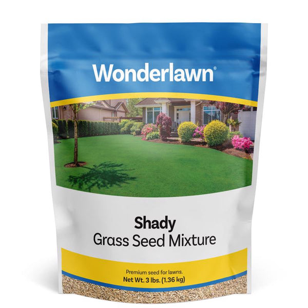 Semillas de césped Wonderlawn Mixed Full Shade, 3 libras
