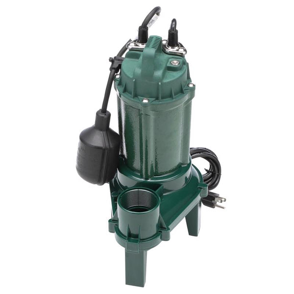 Bomba de aguas residuales con interruptor de flotador atado de hierro fundido Zoeller de 1/3 HP y 5280 gph