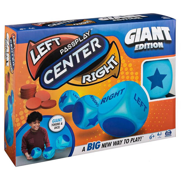 Spin Master Giant Edition Left Center Right Game Multicolored 27 pc (Pack of 2)