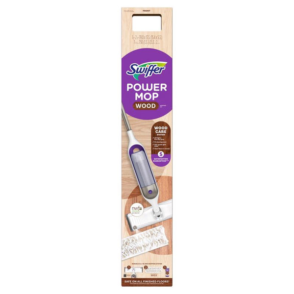 Swiffer Power Mop 14.5 in. W Dry/Wet Spray Mop Kit (Pack of 2)
