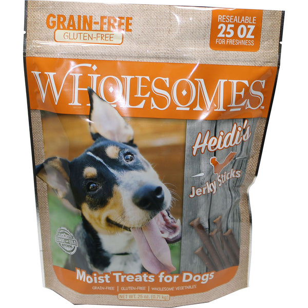 Golosinas húmedas Wholesomes sin cereales para perros