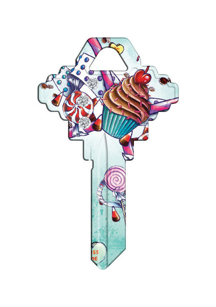 Llave Hy-Ko Cupcake House/Office en blanco de un solo lado para cerraduras Schlage (paquete de 5)