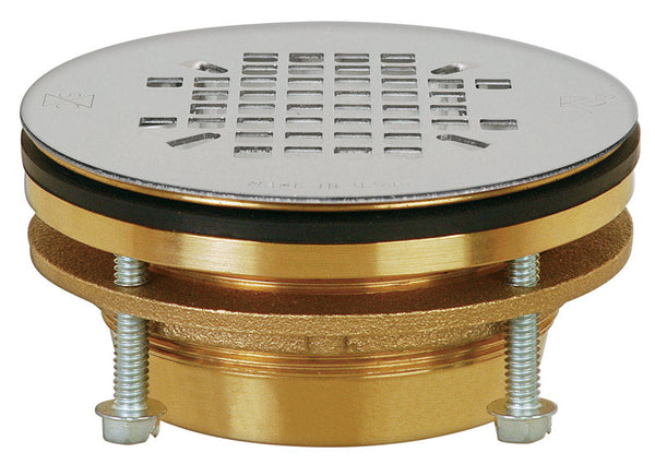Sioux Chief JackRabbit Brass 18 ga. Lead Free Compression Shower Drain 2 Dia. in. - Deal of The Week
