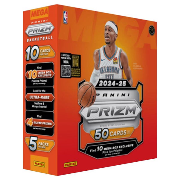 Panini Prizm 2024-25 NBA Mega Box Tarjetas coleccionables Multicolor 50 piezas