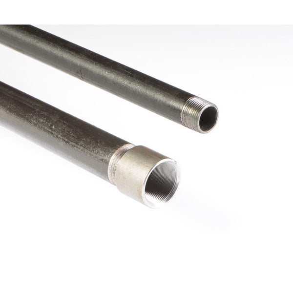 Tubería de acero negra de importación United Pipe & Steel de 1/2 pulg. de diámetro y 21 pies de largo