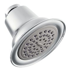 Cabezal de ducha de rendimiento ecológico con rociador de una función cromado de 3-1/2" de diámetro