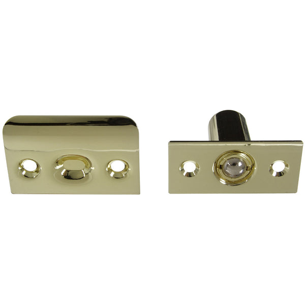 National Hardware 1 in. H x 2-1/8 in. W x 1-1/8 in. D Brass Steel Ball Catch
