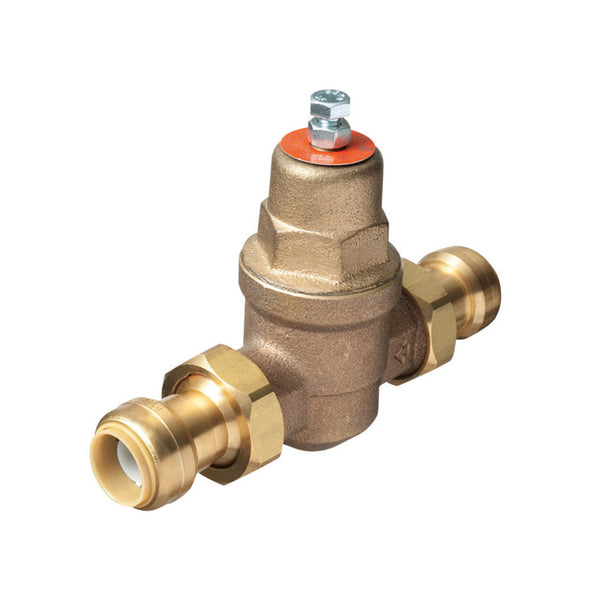 Válvula reguladora de presión de agua de bronce FNPT de 1/2 pulg. de la serie EB-45 de Cash Acme, 1/2 FNPT, 1 pieza