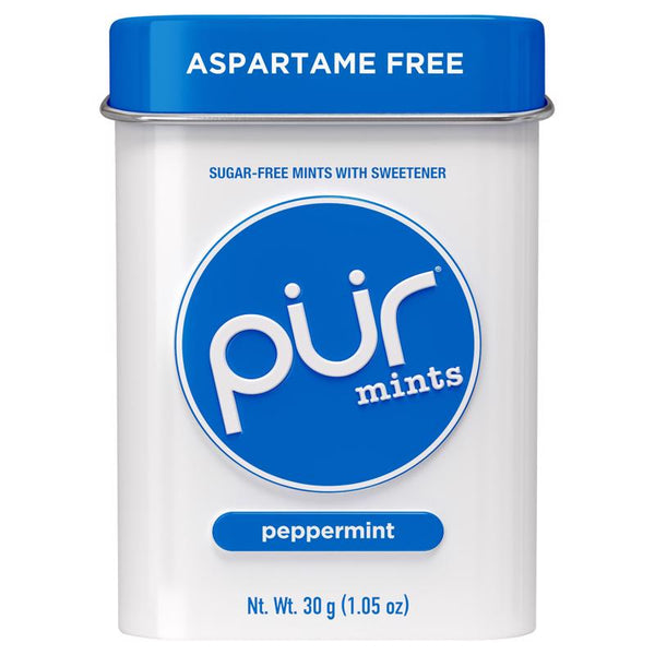 Mentas de menta PUR de 1,05 oz (paquete de 12)