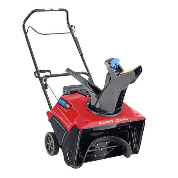 Soplador de nieve a gasolina de una etapa Toro Power Clear 721 E de 21 pulgadas y 212 cc