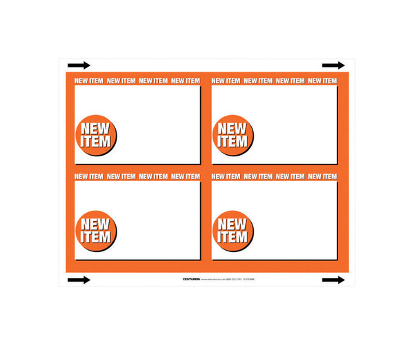 11 in. H X 8.5 in. W Office Supplies/Stationary Sign 25 each