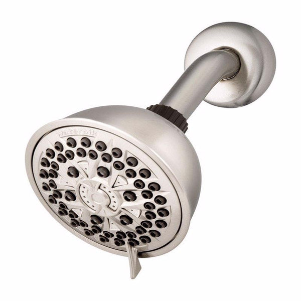 Cabezal de ducha de pared Waterpik PowerPulse Massage de níquel cepillado con 7 configuraciones y 1,8 gpm