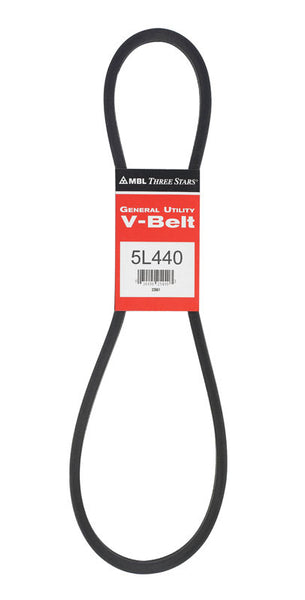 Mitsuboshi FHP General Utility V-Belt 0.63 in. W X 44 in. L For Fractional Horsepower Motors