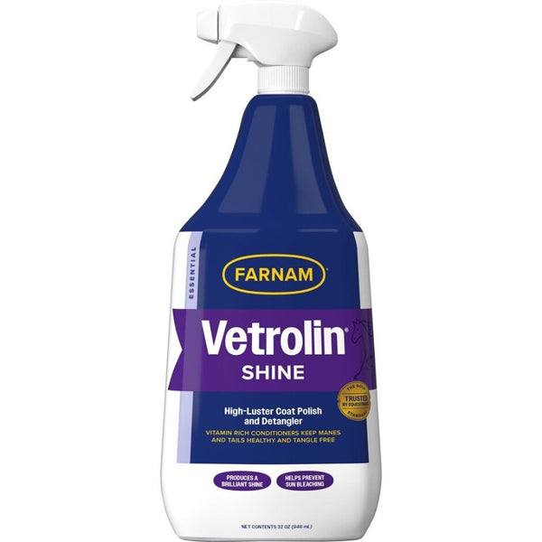 Acondicionador y abrillantador Vetrolin Shine Coat, 32 oz.