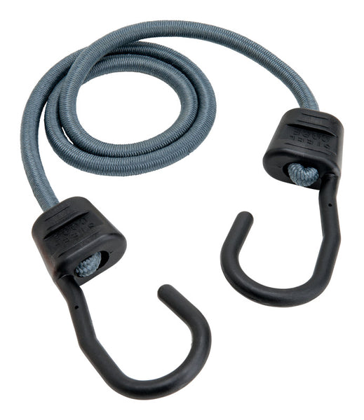 Cuerda elástica gris Keeper de 32 pulg. de largo y 0,374 pulg., 1 paquete