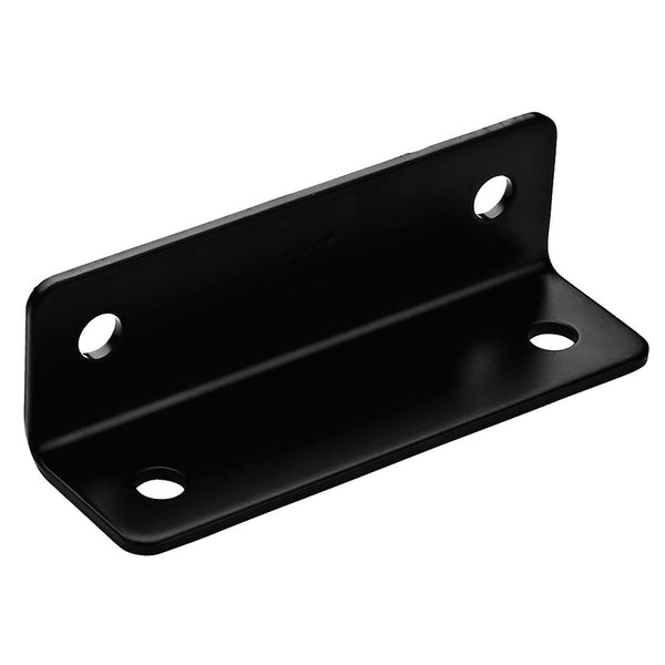 Hampton Black Steel Inside Wide Corner Brace (Pack of 10)