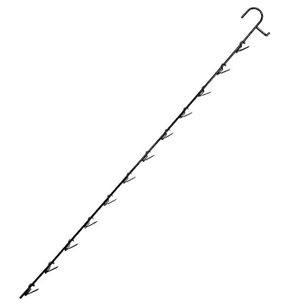 31 in. Black Metal Clip Strip 10 pk