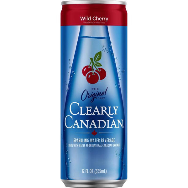 Clearly Canadian Cherry Sparkling Spring Water 12 fl. oz. 1 pk (Pack of 6)
