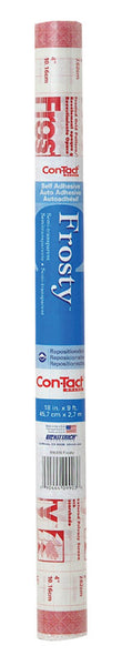 Con-Tact Brand Frosty 9 ft. L x 18 in. W Clear Self-Adhesive Privacy Film (Case of 12)