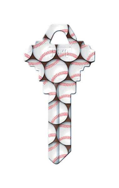 Llave Hy-Ko Baseball House en blanco SC1-26 de un solo lado para cerraduras Schlage (paquete de 10)