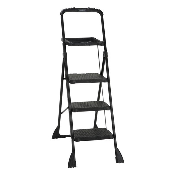 Cosco 60.98 in. H X 21.65 in. W X 3.31 in. D 250 lb. capacity 3 step Steel Folding Step Stool (Pack of 2)