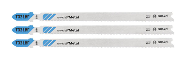 Bosch 5-1/4 in. Bi-Metal T-Shank Wavy set and milled Jig Saw Blade 12 TPI 3 pk