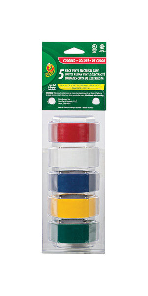 Cinta eléctrica de 3/4" x 12', paquete de 5