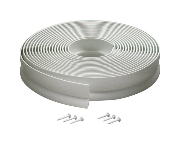 M-D BUILDING PRODUCTS White Vinyl Top & Sides Door Seal For Garage Doors 360 in. L X 1 in.