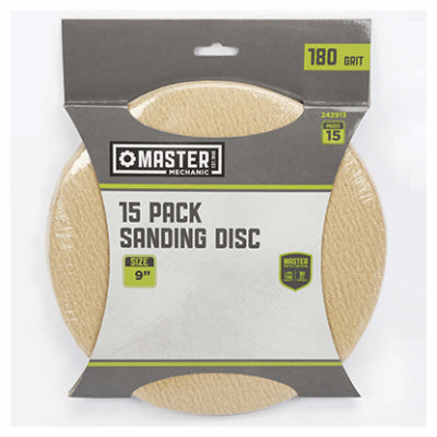 Hojas de lijado para paneles de yeso, grano 180, 9 pulgadas, paquete de 15.
