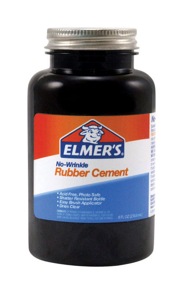 Elmer's Liquid Rubber Cement Adhesive 8 oz (Pack of 4)