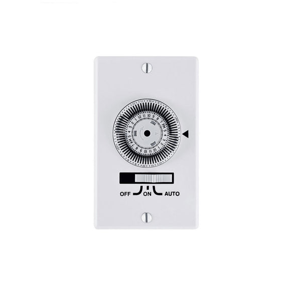 Temporizador mecánico Prime White para interiores, 24 horas, 15 A, 120 V, 2500 W - Oferta de la semana
