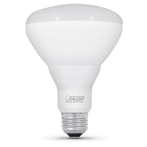 Bombilla LED Feit BR30 E26 (mediana), blanca ajustable, equivalente a 60 vatios, paquete de 12