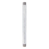 Boquilla de acero galvanizado de 12 pulg. de largo, MIP de 1/2 pulg. cada una X MIP de 1/2 pulg. de diámetro, de STZ Industries