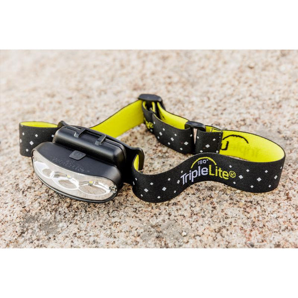 Linterna frontal LED negra TripleLite de 530 lm con batería AAA