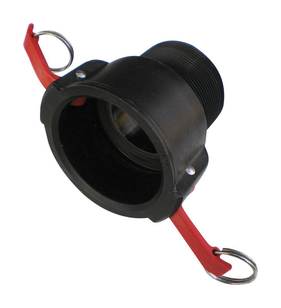 Abbott Rubber Polypropylene 1-1/2 in. D X 1-1/2 in. D Female Coupler 1 pk